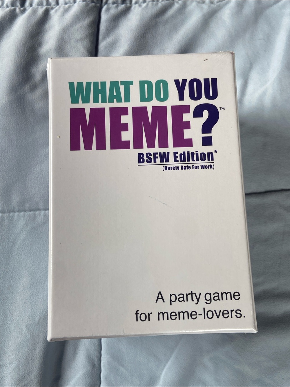 🏷️ BNWT What Do You Meme? BSFW Edition Party Card Game - White